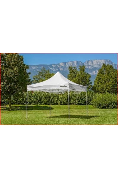 GAZEBO PIEGHEVOLE RAPIDO 3X3COLORE BIANCO