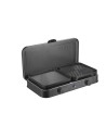 FORNELLO CADAC 2 COOK CON 2 FUOCHI E 2 PIASTRE COLORE NERO,COMPLETO DI SACCA