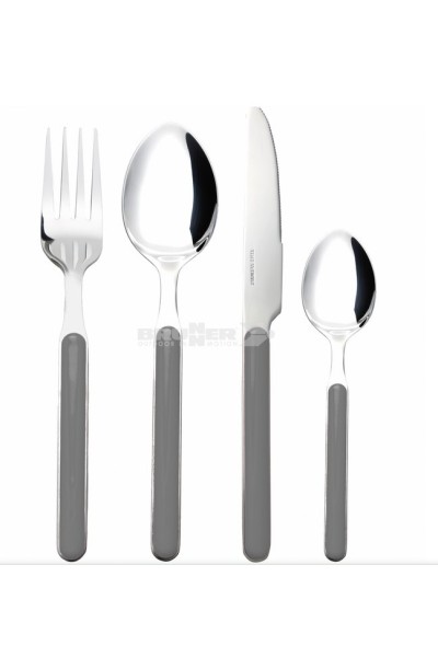 SET POSATE DELICE COLORE GRIGIO