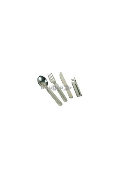 SET DI POSATE IN ACCIAIO INOX DA VIAGGIO MOD STINGER