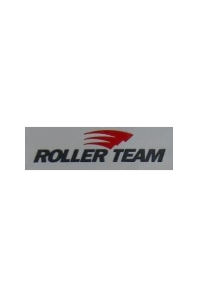 LOGO ADESIVO ROLLER TEAM MISURA CM 67X18 COLORE GRIGIO E BORDEAUX