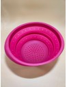 SCOLAPASTA IN SILICONE 20 CM COLORE FUCSIA