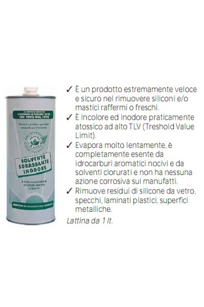 REMOVER PER SILICONE DA 1 LT RIMUOVE SILICONE IN ECCESSO