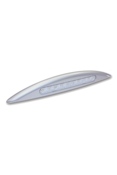 LUCE ESTERNA   SLIM LINE   5W 4000K 10X0,5W 12 VOLT LED ARGENTO SATINATO