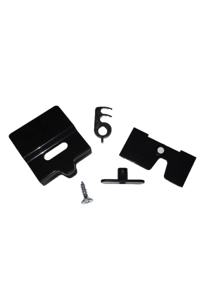 KIT CHIUSURA COMPLETA PORTA FRIGOBLOCCO PORTA FRIGO COLORE NERO