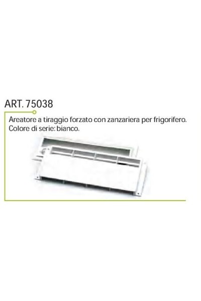 AREATORE FRIGO A TIRAGGIO FORZATOCON ZANZARIERA PER FRIGORIFERO