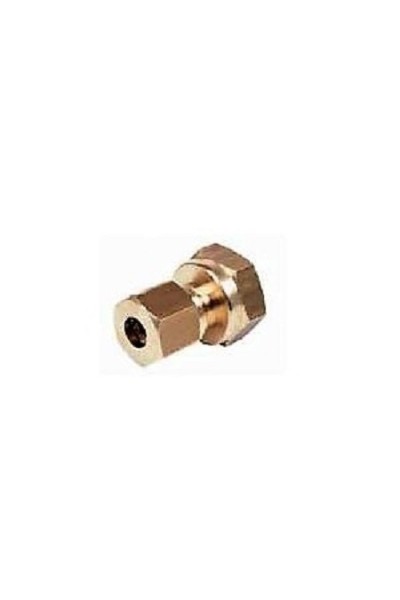 RACCORDO GAS BICONO DIAMETRO 10 A 8 MM SU FILETTATURA 20X150