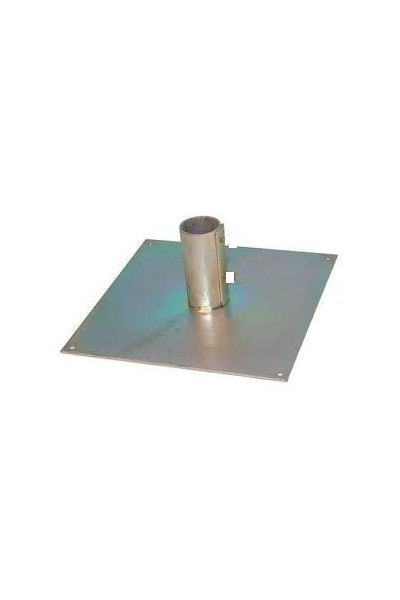 BASE SUPPORTO DA TETTO PER ANTENNA  OMNIDIREZIONALE MISURA BASE 14X12 CM INNESTO  TUBO DA 3,5 CM