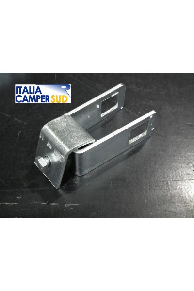 CAPPIA SERRAGGIO RULLIERE CON VITE PER TRAVERSE DA 60 MM CON FORO 40 MM ZINCATO