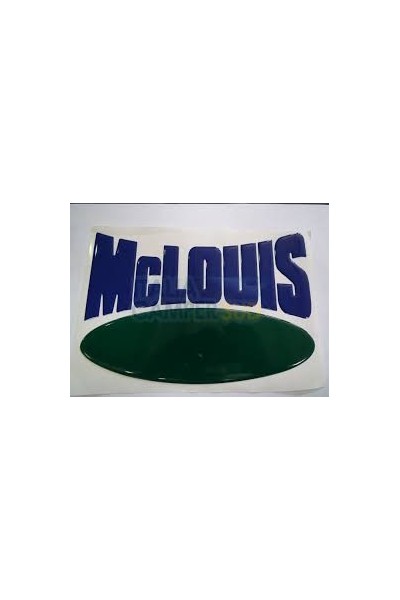 LOGO RESINATO MCLOUIS 350X210 MM ORIGINALE BLU E VERDE