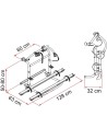 PORTABICI PRO M/N FIAMMA PORTATA MASSIMA 4 BICI