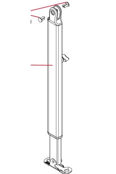 PALINA PER VERANDA FIAMMA F45 S E SIMILARI DA MT 450 ,425 ,400 ,375 ,350 LATO SX