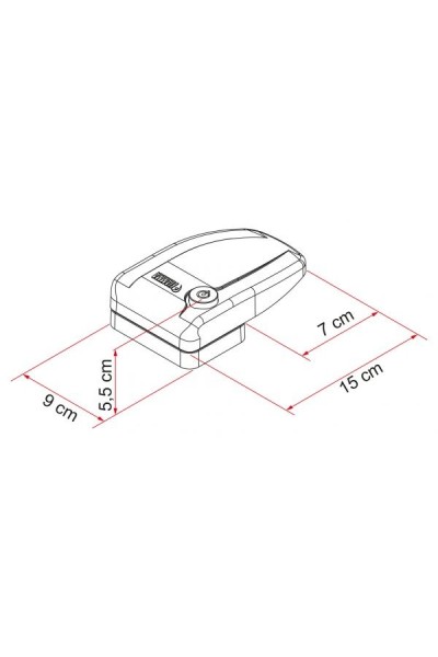 SAFE DOOR FRAME 3, KIT DI SERRATURA 3 PEZZI CON UNICA CHIAVE