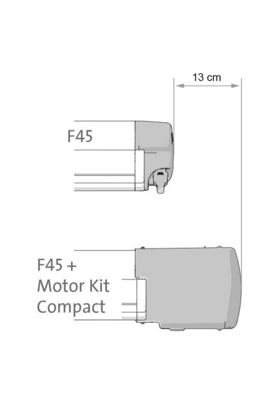 KIT MOTORIZZAZIONE VERANDA F45 S COLORE BIANCO MOTOR KIT