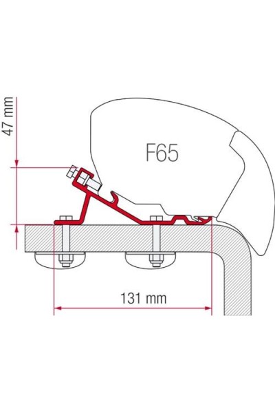 KIT STAFFE PER MONTAGGIO VERANDA FIAMMA F65-F80