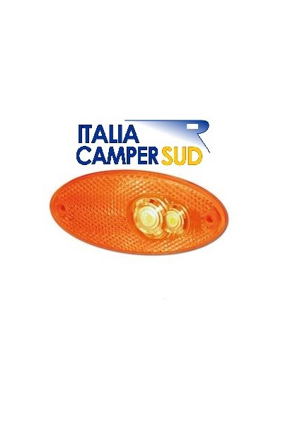 LUCE D INGOMBRO OVALE ARANCIO A LED CON CAVO