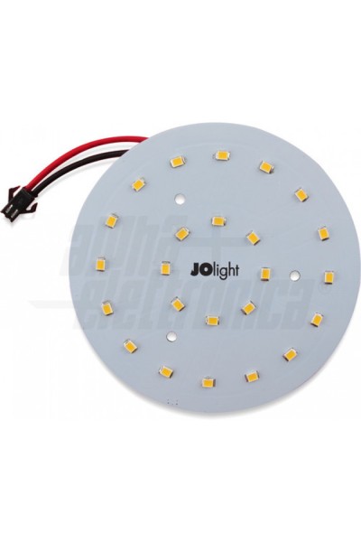 MODULO CIRCOLARE A 24 LEDS DIAMETRO10 CM BIANCO CALDO