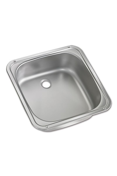 LAVELLO RETTANGOLARE IN ACCIAIO INOX MOD.  8007 SENZA COPERCHIO