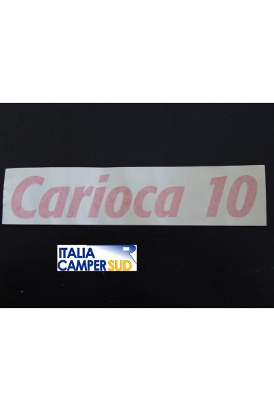 ADESIVO PER CAMPER CI CARIOCA 10 ORIGINALE TRIGANO