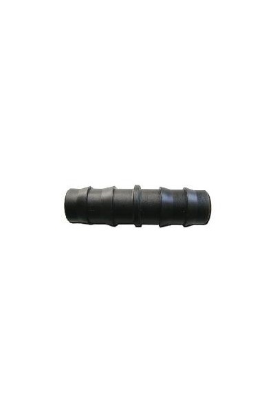 RACCORDO DRITTO COLLEGAMENTO TUBI ACQUA DA 40 MM NERO