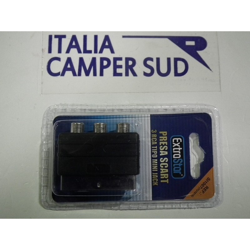 ADATTATORE DA PRESA SCART A RCA TIPO MINI JACK