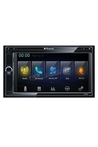 AUTORADIO PHONOCAR VM066 TOUCH 6,2   CON RADIO DAB SENZA MECCANICA