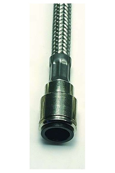 TUBO FLEX PER RUBINETTO DA CM 30 CON INSERTO J. GUEST DA 12 MM.