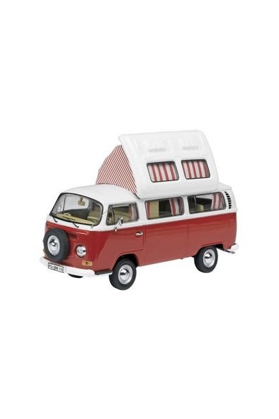 MODELLINO CAMPER BUS WV COLORE ROSSO