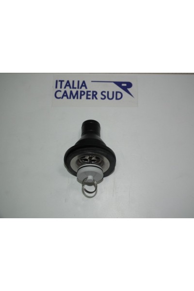 PILETTA DRITTA CRAMER DIAMETRO ATTACCO TUBO MM 39 COMPLETA DI TAPPO