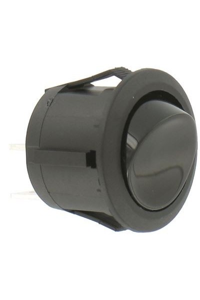 INTERRUTTORE 12 V DA SPOT COLORE NERO DIAMETRO MM 22.