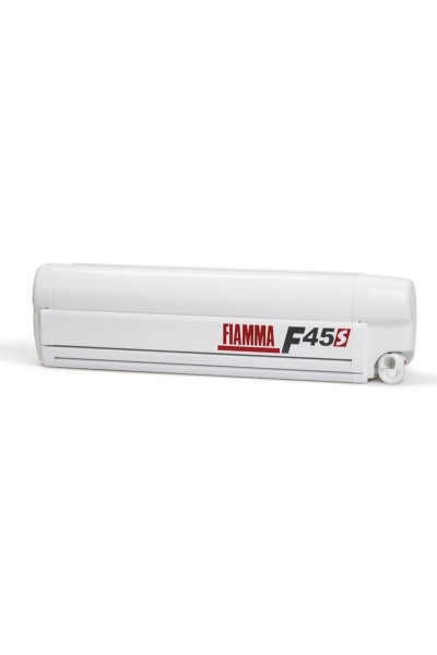 VERANDA FIAMMA F45S POLAR WHITE DA 350 MT TELO ROYAL GREY