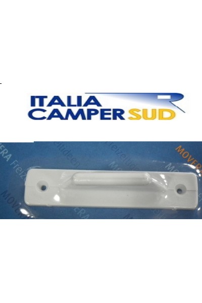 FERMA PORTA ESTERNO MASCHIO IN PLASTICA COLORE BIANCO DIMENSIONI CM 9,5X3