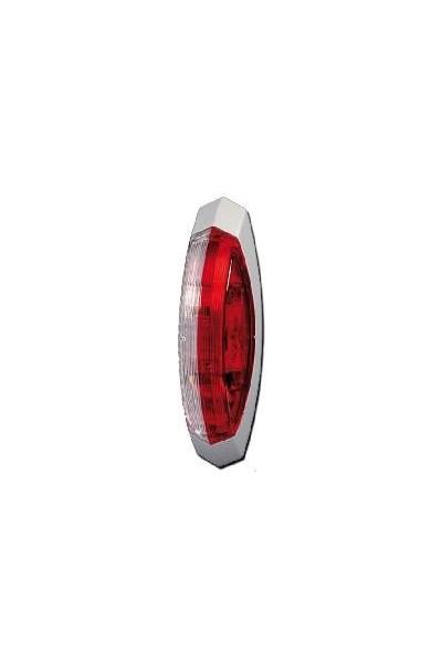 LUCE D'INGOMBRO 12 V CON BASE GRIGIA DX