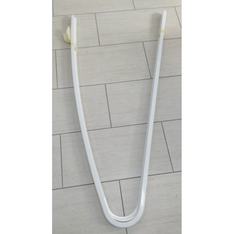 COPPIA PROFILO ALLUMINIO  MANSARDA  DX E SX COLORE BIANCO