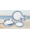 SET IN MELAMINA BLUEBAY 16 PEZZI